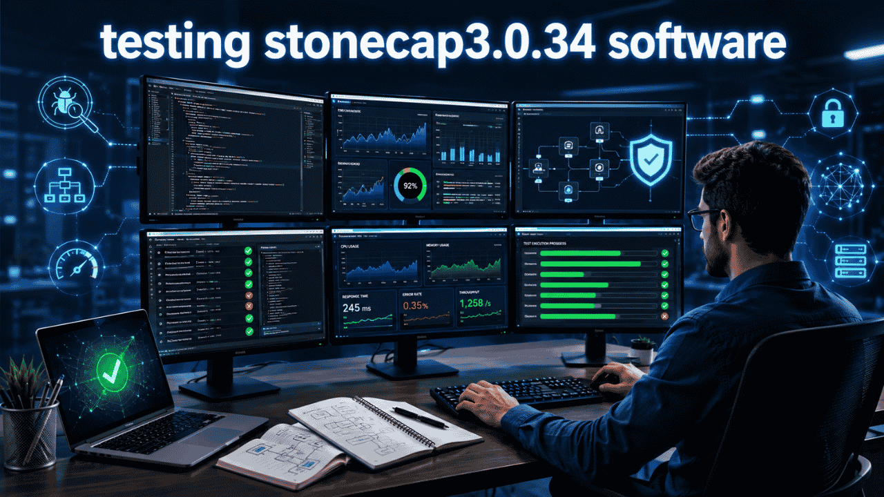 testing stonecap3.0.34 software